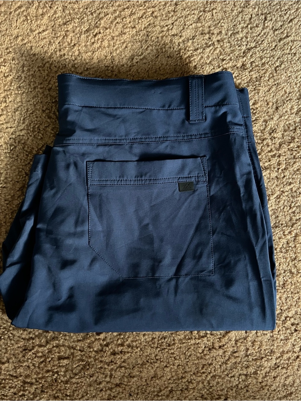 ZeroXposur Men's Dark Navy Performance Chinos
